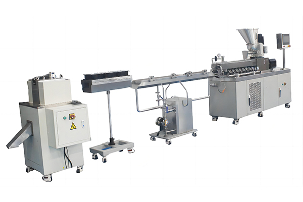 Why is the split small precision twin-screw extrusion granulation line an ideal equipment for new material research and development experiments?