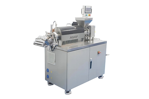 What polymer material experiments are suitable for the small precision extrusion casting test line?